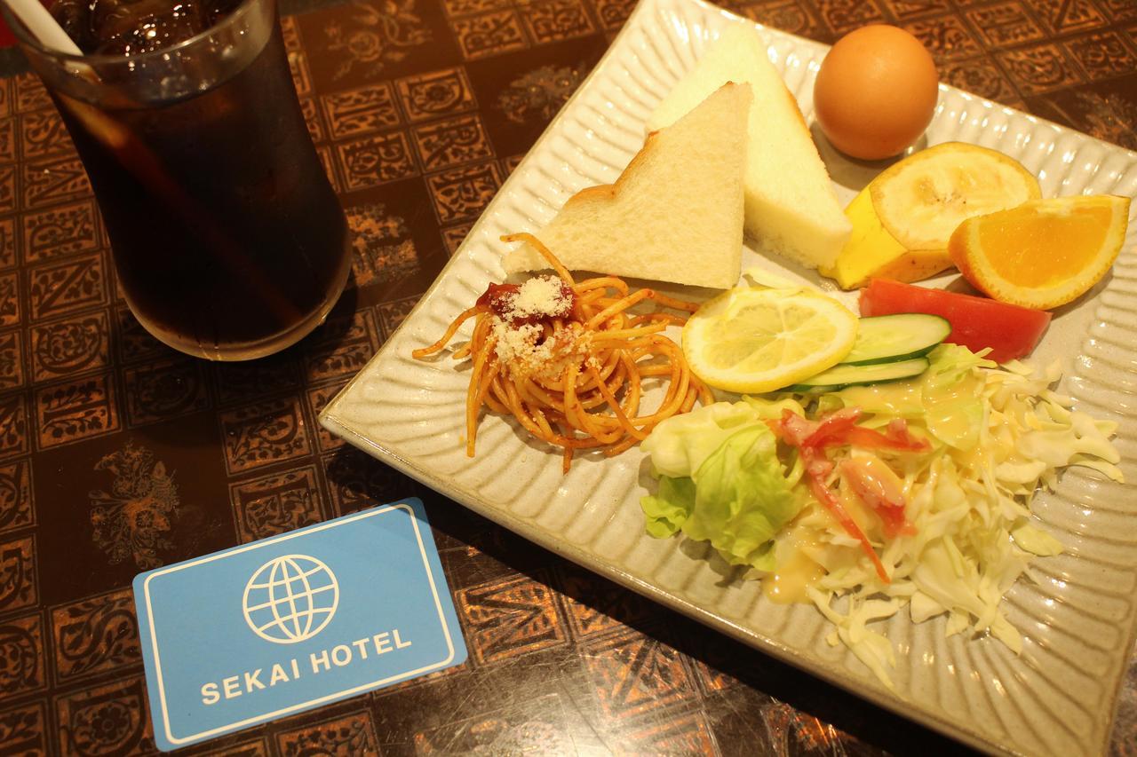 Sekai Hotel Ayame Osaka Exterior foto
